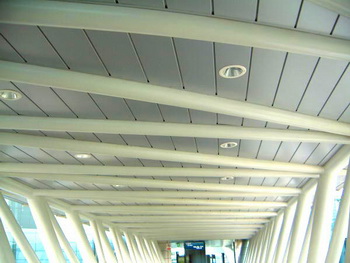 Dobner Metalldecken im Bahnhof Dover, Singapore